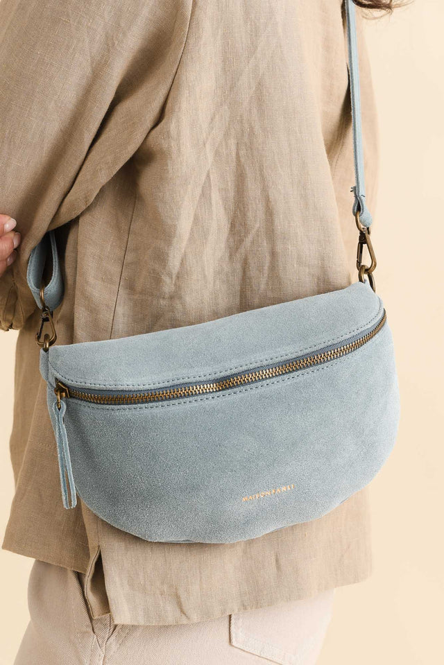 Christine Blue Leather Bumbag image 2