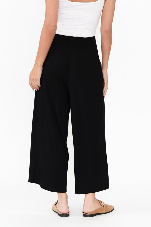 Ciara Black Bamboo Resort Pants image 5