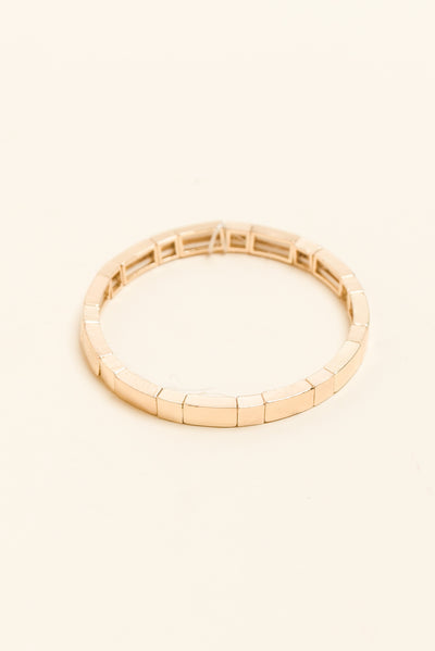 Clancy Gold Beaded Bracelet