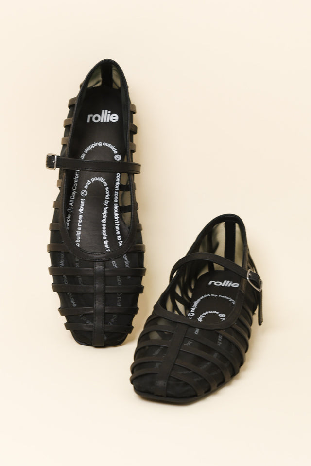 Clary Black Mesh Ballet Flat