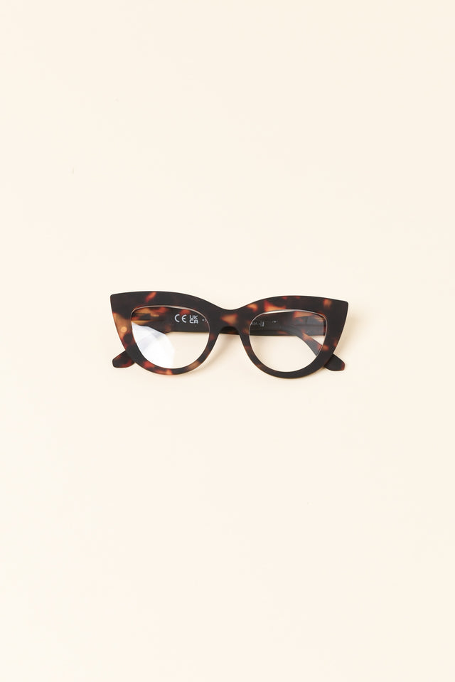 Claudia Dark Tortoiseshell Reading Glasses image 1