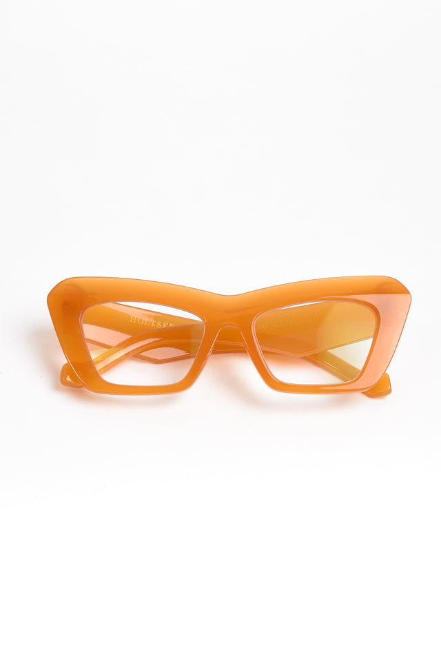 Clovelly Orange Reading Glasses