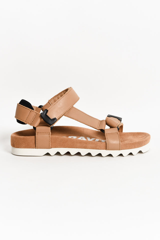 Cohen Tan Leather Velcro Sandal image 4