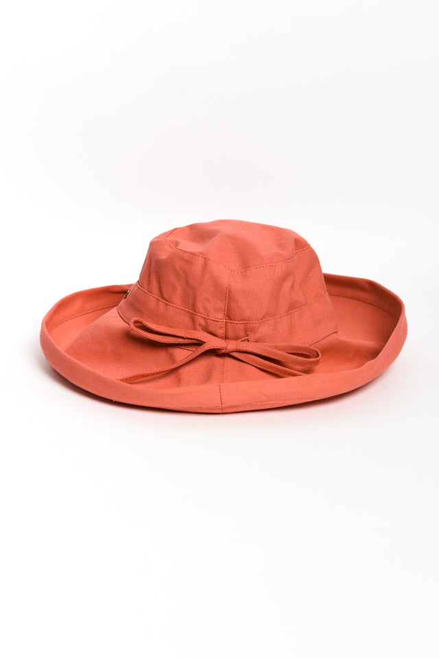 Coogee Rust Cotton Upturn Hat image 2