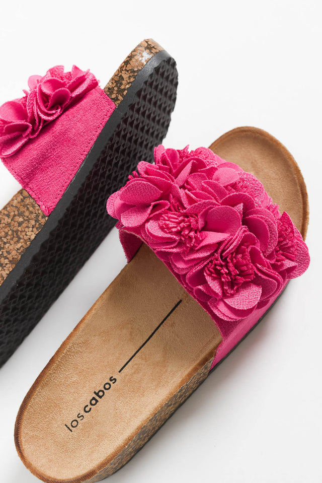 Corsage Hot Pink Flower Slide image 4