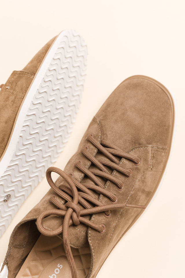 Cuavella Tan Suede Sneaker image 4