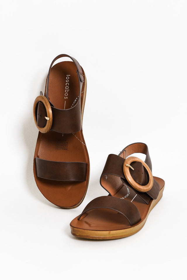 Damas Mocha Buckle Sandal image 2