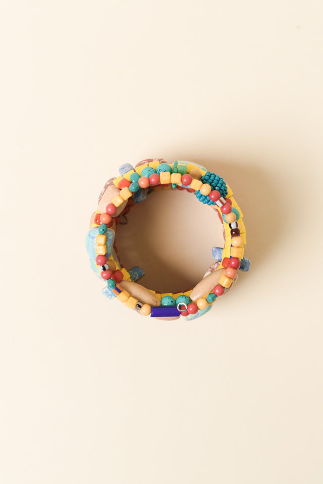 Darlene Yellow Beaded Bracelet Set image 2