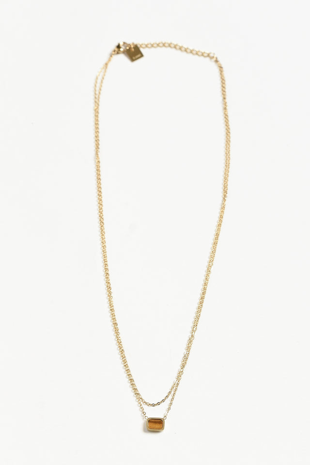 Deauville Gold Plated Layered Necklace image 1