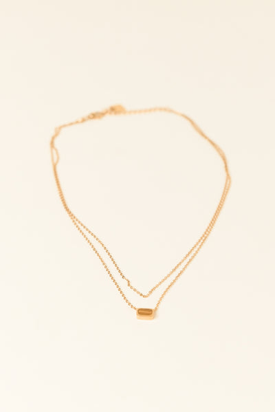 Deauville Gold Plated Layered Necklace