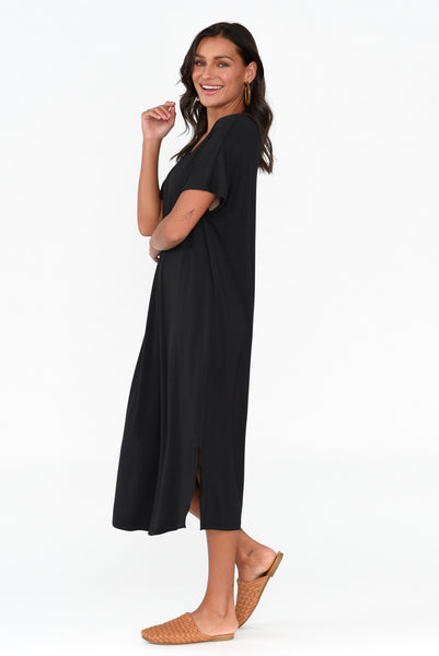 Danube Bamboo Dress - Black main image 1