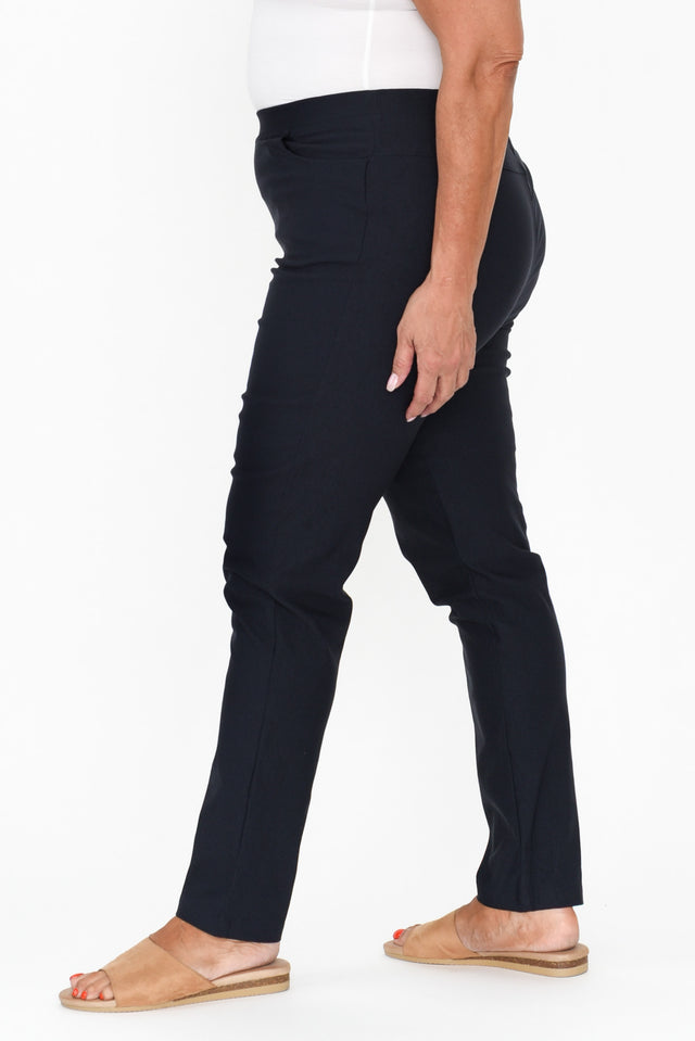 Dixon Navy Cotton Stretch Pants image 14
