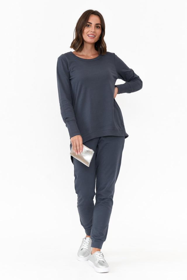 Dolly Blue Cotton Jumper