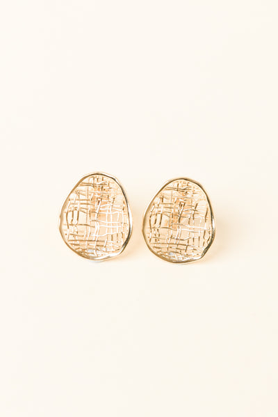 Doria Gold Clip On Earrings
