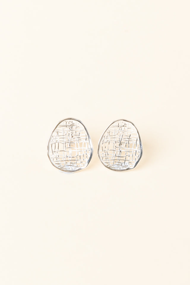 Doria Silver Clip On Earrings