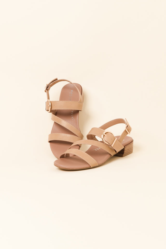 Dorsett Tan Buckle Heel