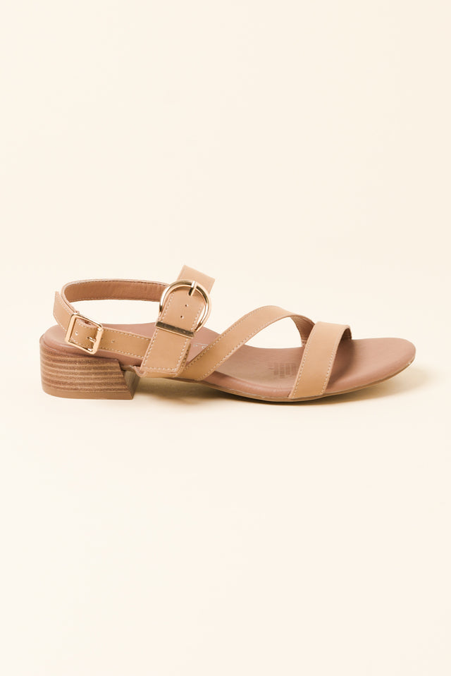 Dorsett Tan Buckle Heel