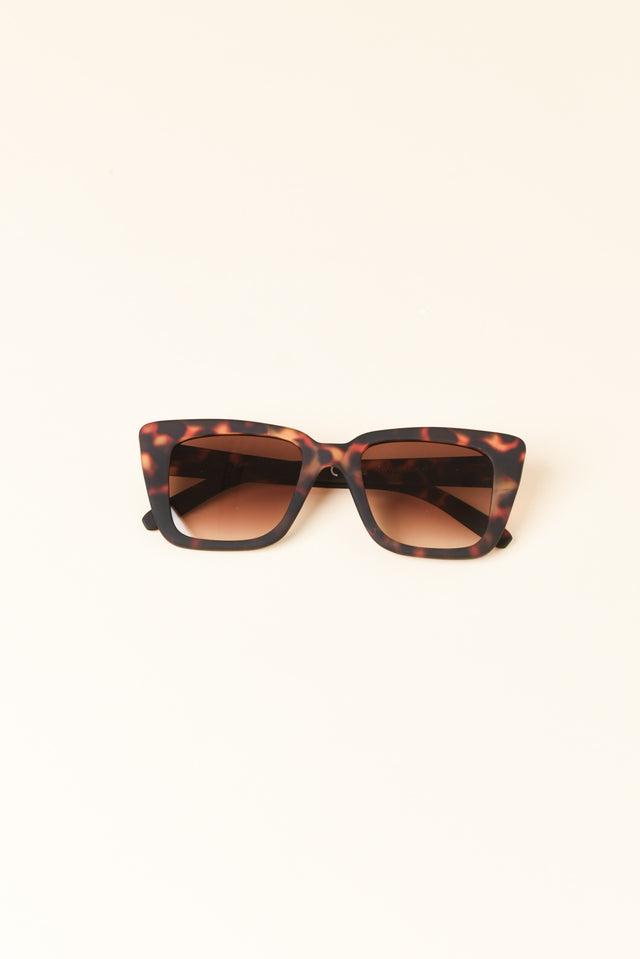 Elba Dark Tortoiseshell Sunglasses image 1