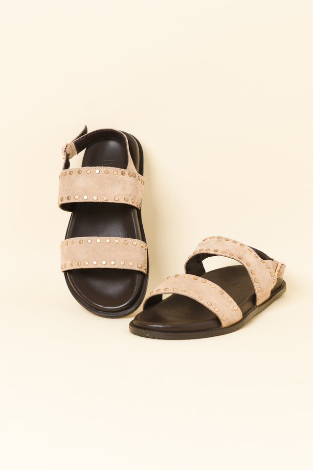 Elyse Sand Suede Sandal