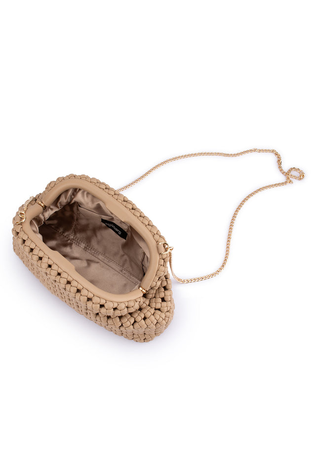 Everly Natural Woven Clutch image 6