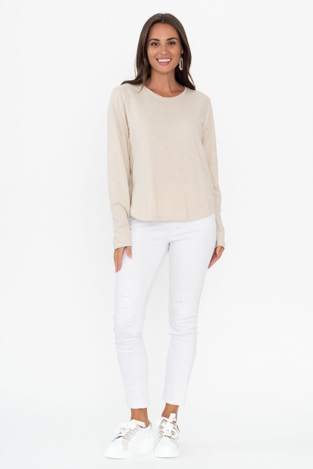 Everyday Natural Cotton Long Sleeve Tee image 4