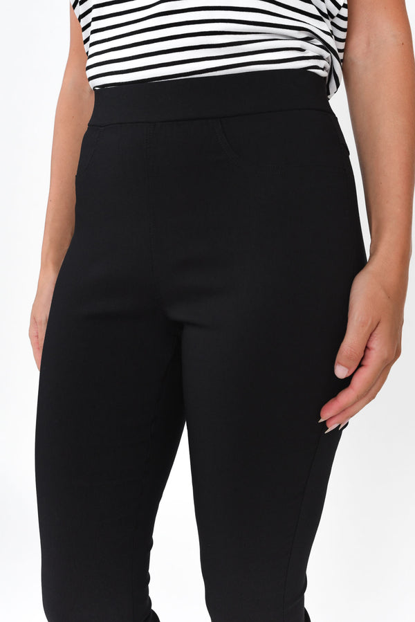 KYLA STRETCH PANTS BLACK – Mellow Concept, 41% OFF