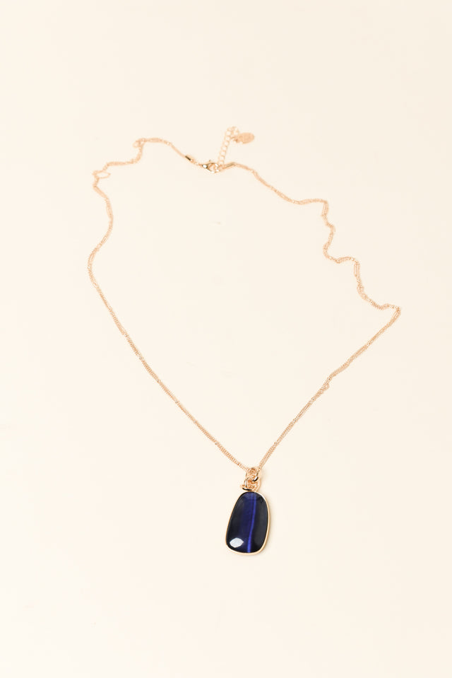 Fable Blue Pendant Necklace