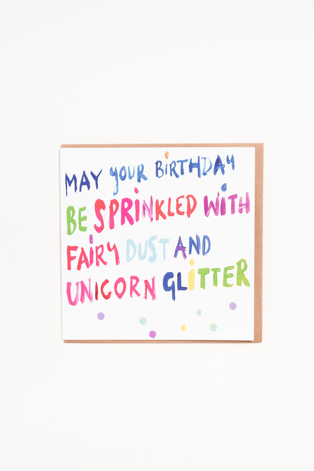 Fairy Dust Birthday Card