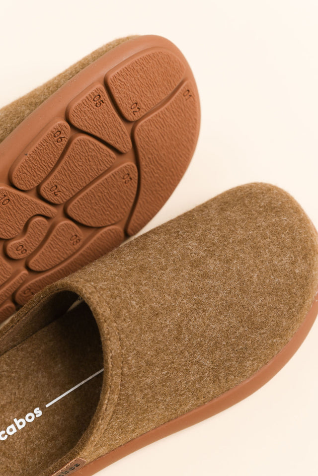 Felton Camel Wool Mule image 3