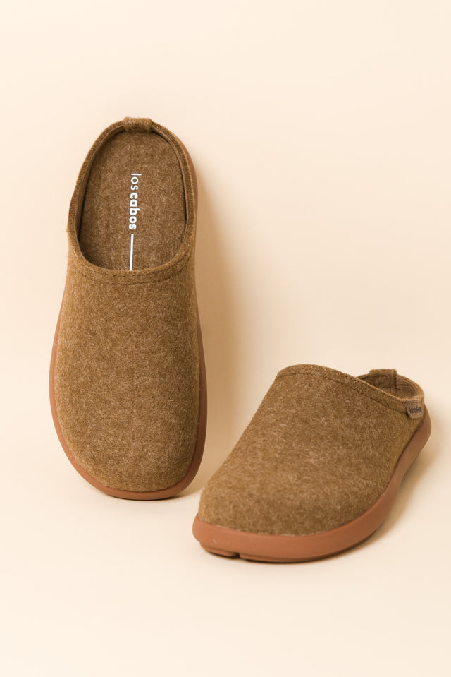Felton Camel Wool Mule