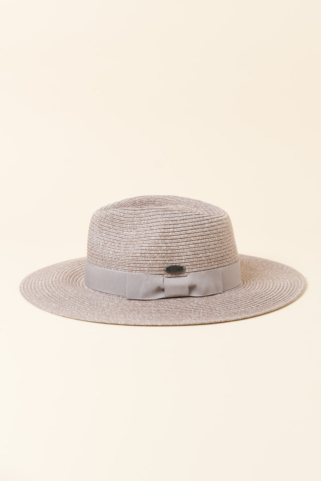 Fiona Sand Wide Brim Travel Fedora