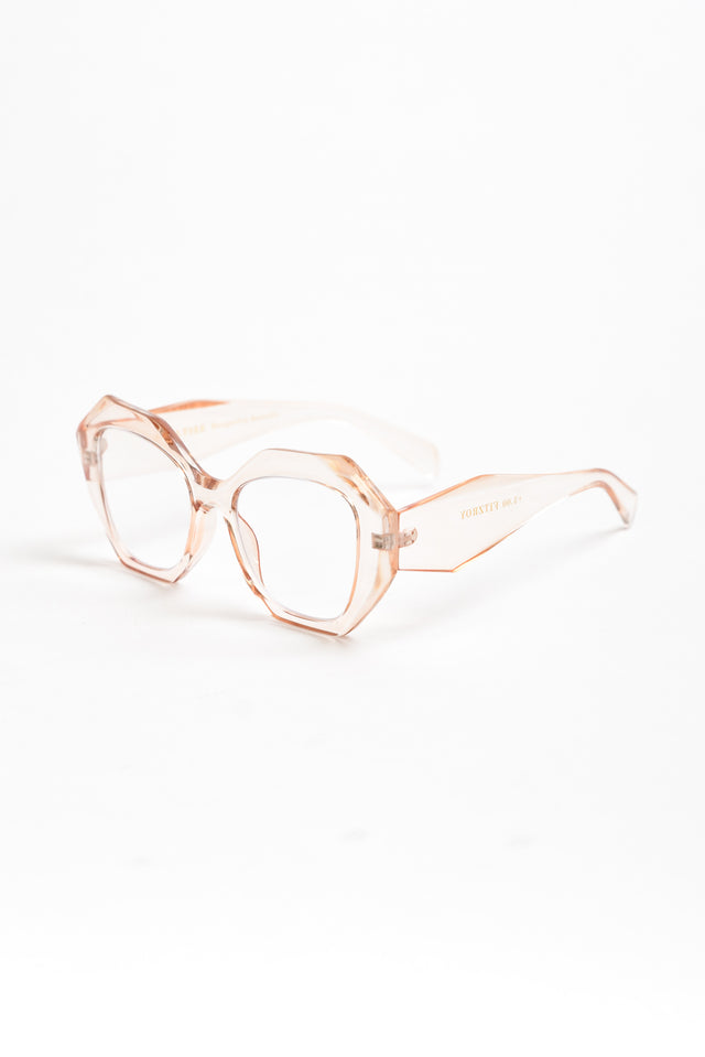 Fitzroy Champagne Oversized Reading Glasses image 1
