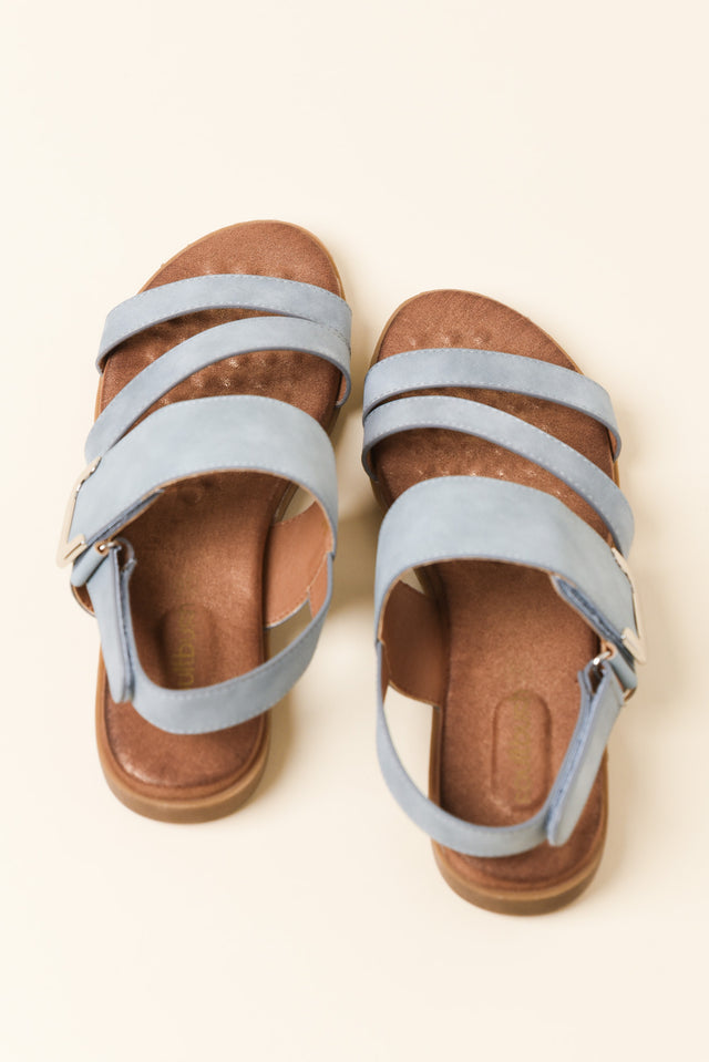 Flinders Light Blue Velcro Sandal image 4