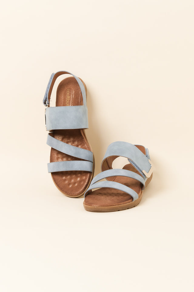 Flinders Light Blue Velcro Sandal image 2