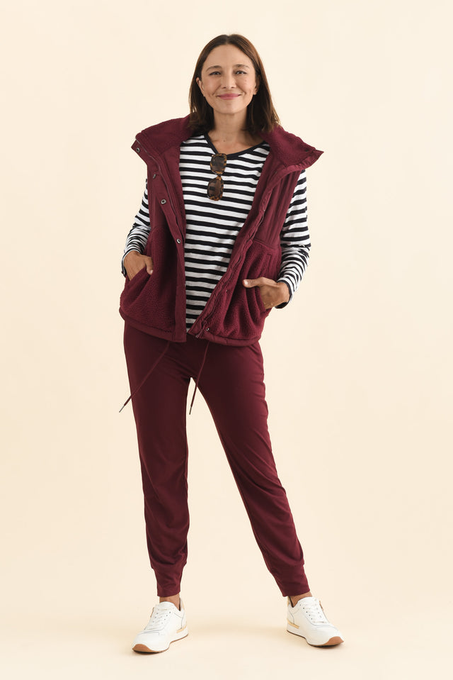 Freedom Burgundy Drawstring Sweatpants banner image