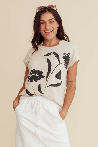 Freydis Oat Flower Shell Tee