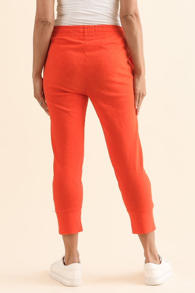 Fundamental Brunch Bright Red Cotton Sweatpants image 4