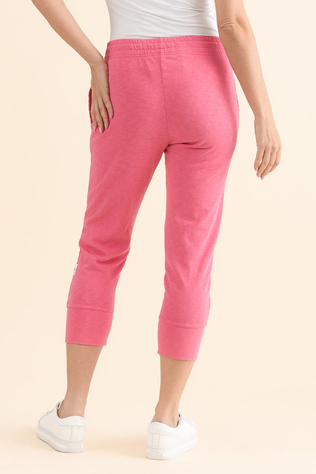 Fundamental Brunch Melon Cotton Sweatpants,Back,Brunette model,alt text|model:MJ image 4