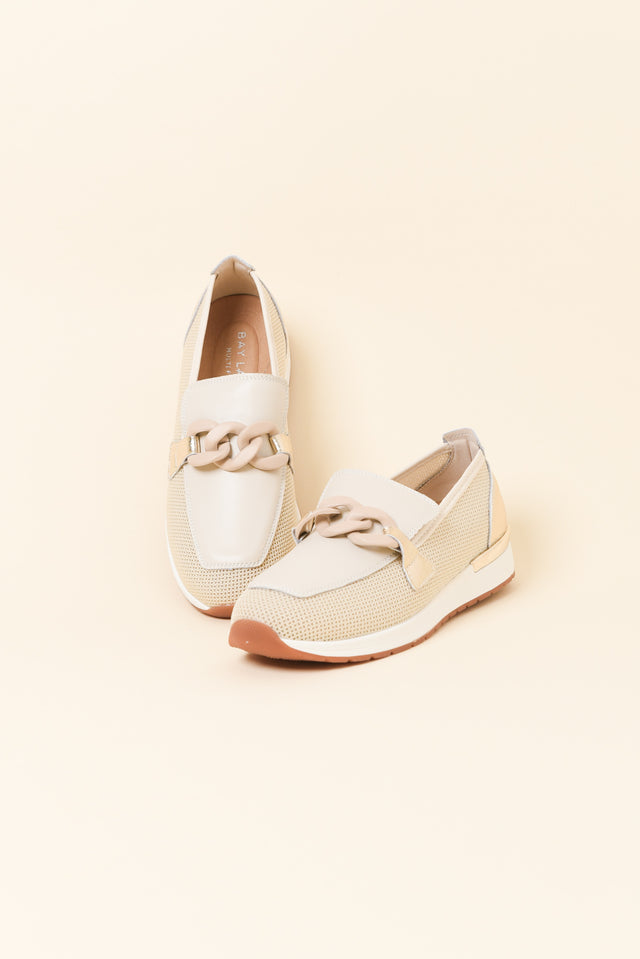 Gallaz Natural Chain Platform Loafer image 2