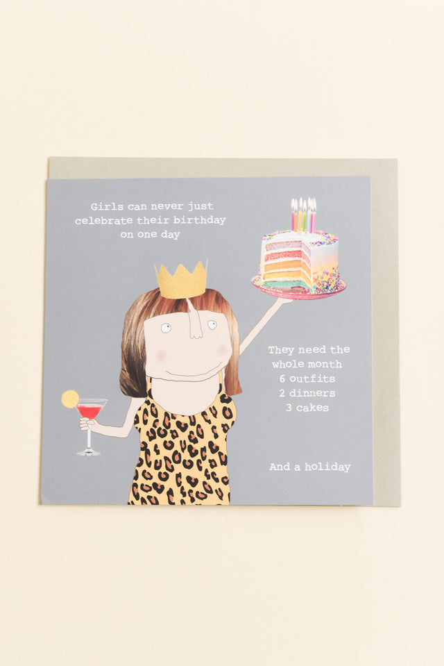 Girls Birthday Card
