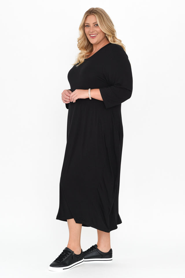Glenda Black Crescent Dress image 9
