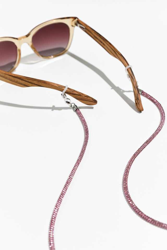 Glitz Pink Diamonte Glasses Chain image 1