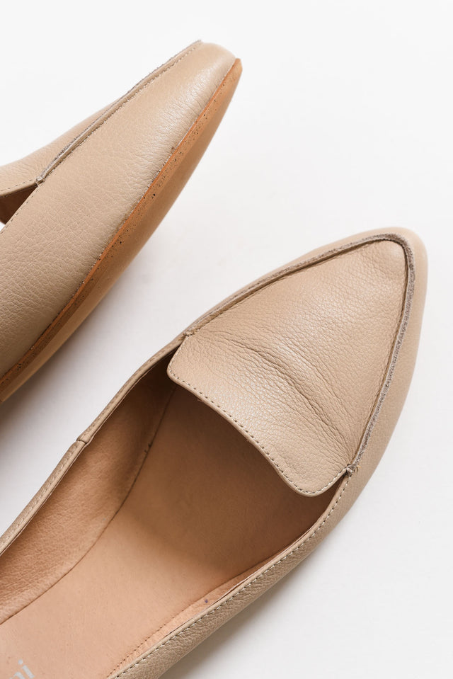 Gyro Beige Leather Loafer image 4