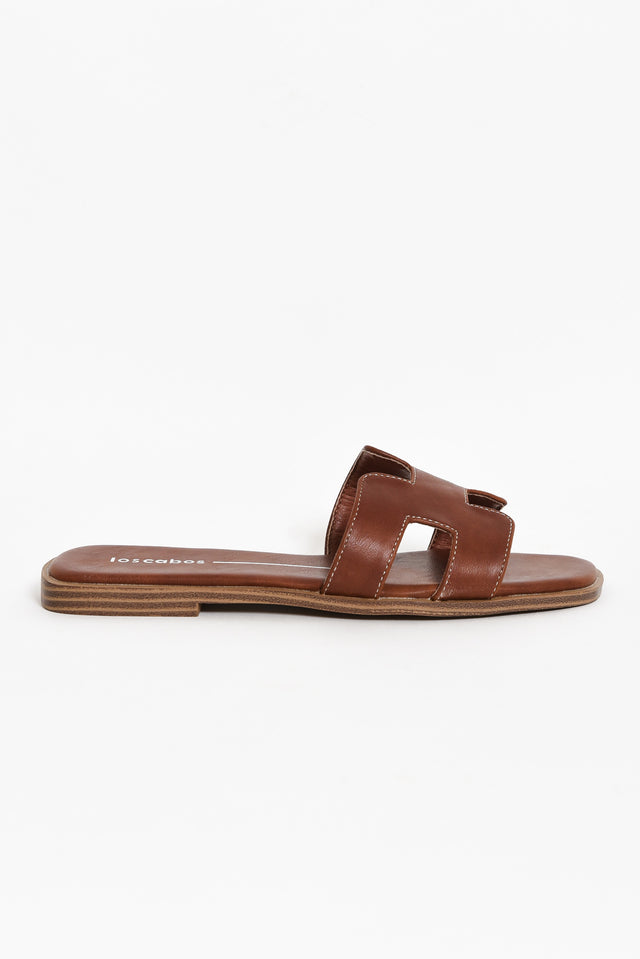 Hacette Cognac Cut Out Slide