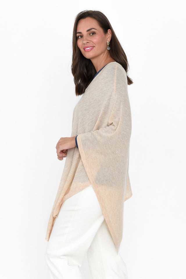 Haly Oat Wool Blend Poncho image 4