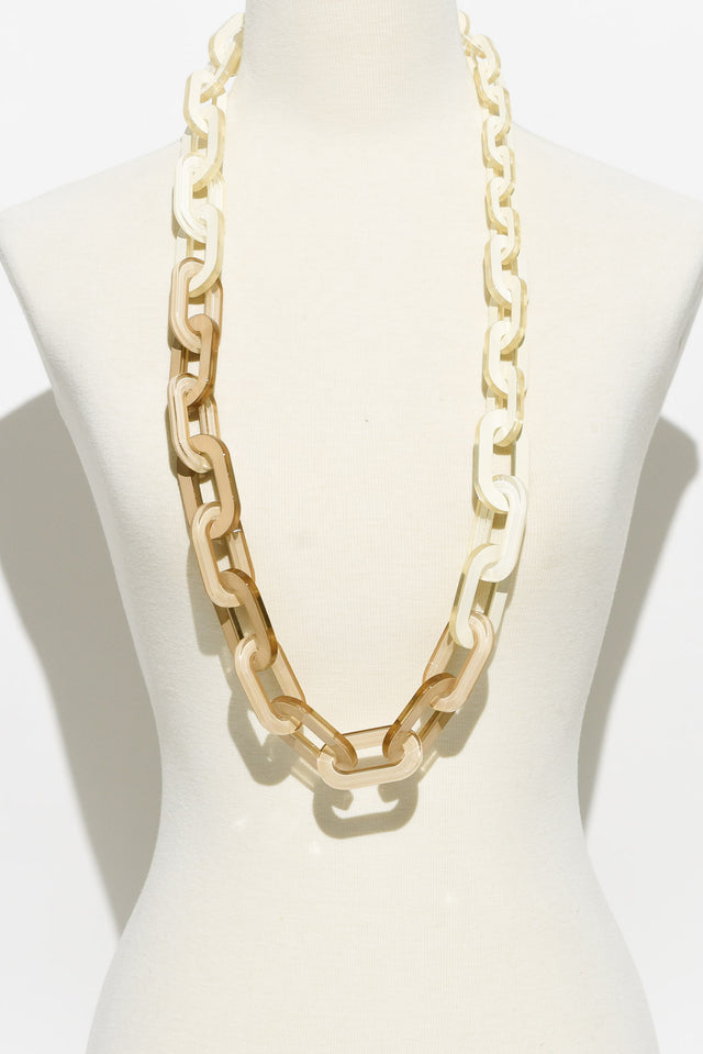 Hanoi Beige Linked Necklace image 2