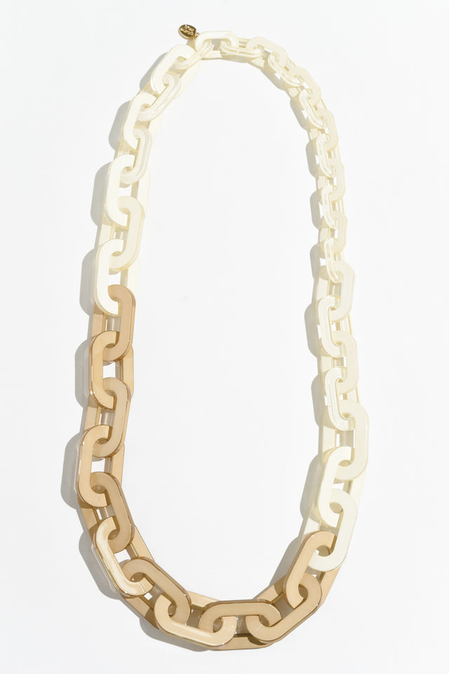 Hanoi Beige Linked Necklace