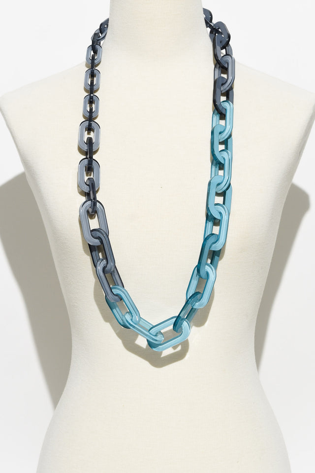 Hanoi Blue Linked Necklace image 2