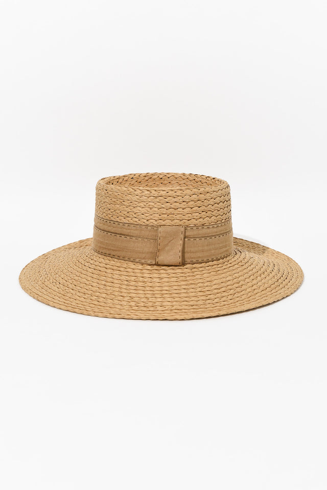 Hayman Camel Raffia Capeline