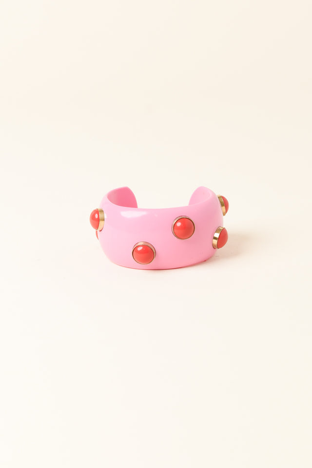Henry Pink Studded Bangle image 1